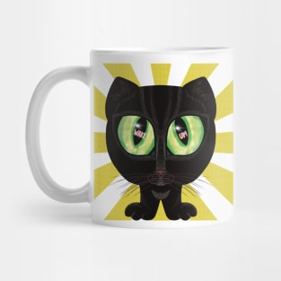 In your Face Morning Wake Cat Mug